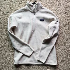 Patagonia Women’s Zip-Up Sweater in Cream